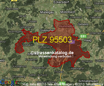 Postleitzahl 95503