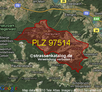 Postleitzahl 97514