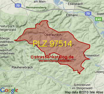 Postleitzahl 97514