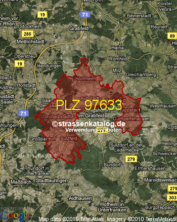 Postleitzahl 97633