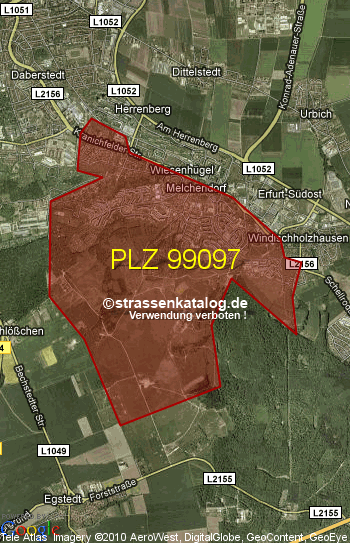 Postleitzahl 99097