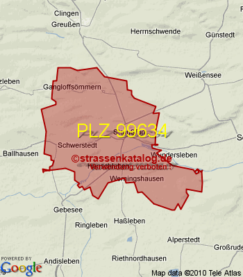 Postleitzahl 99634