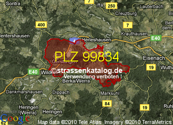 Postleitzahl 99834